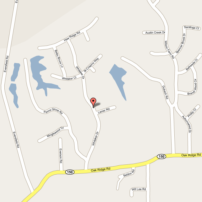 Map of 7617 Whitaker Drive